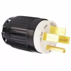 Reliance 1450P 50-Amp Generator Power Cord Connector - Up To 12000 Watt Transfer Switches