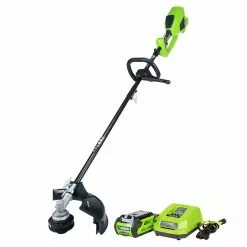 GreenWorks ST40L210 40-Volt 14-Inch 2.0Ah Cordless String Trimmer Kit - 2100402