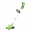 GreenWorks 21332 40-Volt 13-Inch G-MAX Pivot Cordless String Trimmer - Bare Tool