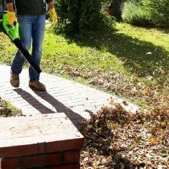 GreenWorks 2400802 40-Volt 390-Cfm 2.5Ah Durable Cordless Axial Leaf Blower Kit Lawn & Outdoor Power