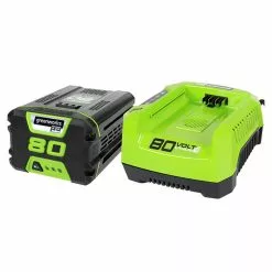 Lawn & Outdoor Power GreenWorks 2404802 80-Volt 2.5Ah 580-Cfm Axial Fan Brushless Backpack Blower Kit 7 Lawn & Outdoor Power GreenWorks 2404802 80-Volt 2.5Ah 580-Cfm Axial Fan Brushless Backpack Blower Kit