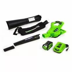 Lawn & Outdoor Power GreenWorks 24322VT 40V 185-Mph Cordless Blower/Vacuum Kit