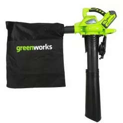 Lawn & Outdoor Power GreenWorks 24322VT 40V 185-Mph Cordless Blower/Vacuum Kit