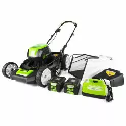 Lawn & Outdoor Power GreenWorks GLM801600 80-Volt 21-Inch 3-in-1 Cordless Lawn Mower Kit - 2500402