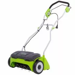 Lawn & Outdoor Power GreenWorks DT14B00 14-Inch 10-Amp Steel Ergonomic Corded Detatcher - 2500600G