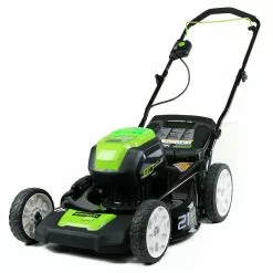 GreenWorks GLM801602 80-Volt 21-Inch 4.0Ah Digipro Lawn Mower Kit - 2501202