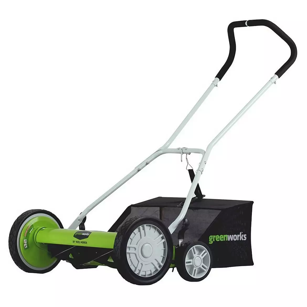 GreenWorks 25072 20-Inch 2-in-1 Push Reel Lawn Mower W/ Grass Catcher 3 GreenWorks 25072 20-Inch 2-in-1 Push Reel Lawn Mower W/ Grass Catcher