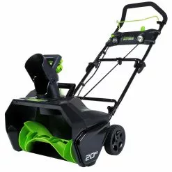 GreenWorks 2600402 80-Volt 20-Inch 2Ah Lithium-Ion Cordless Snow Thrower Kit Lawn & Outdoor Power