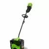 GreenWorks GLSS80000 80-Volt 12-Inch Cordless Snow Shovel - Bare Tool - 2601202
