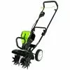 GreenWorks TL80L00 80-Volt 10-Inch Cordless Tiller - Bare Tool - 2800002