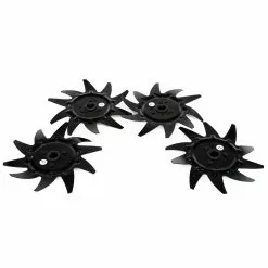 GreenWorks 29453 10-Inch Steel Replacement Cultivator Tiller Tines - 4pk