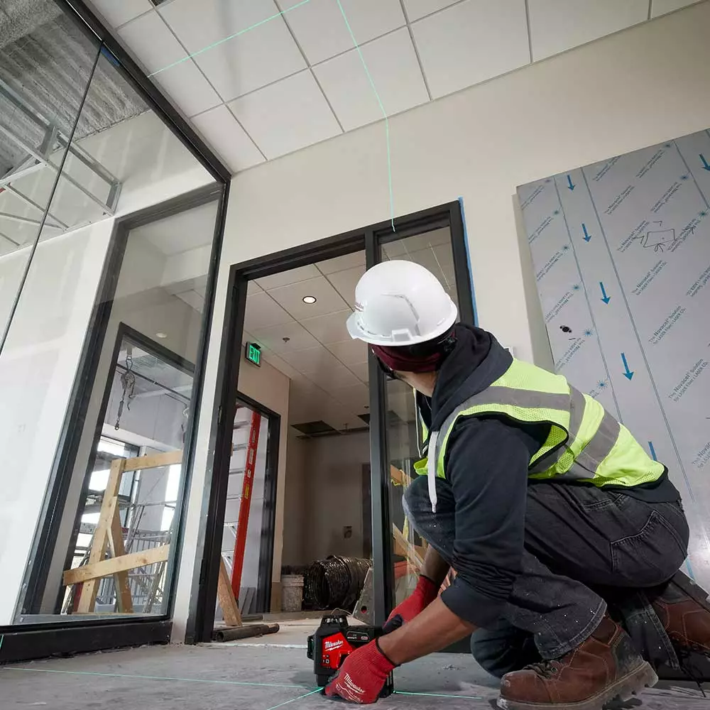 Milwaukee 3622-20 M12 12V Cordless Green Cross Line W/ Plumb Points Laser Level 10 Milwaukee 3622-20 M12 12V Cordless Green Cross Line W/ Plumb Points Laser Level