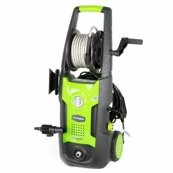 GreenWorks GPW1702 1,700-Psi Vertical Pressure Washer W/ Hose Reel - 5100402