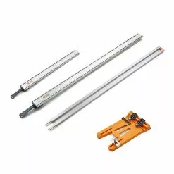 Bora 545410 WTX Heavy Duty Aluminum Compact Clamp Ruled Edge Kit - 4 PC