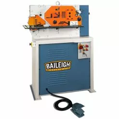 Tools & Equipment Baileigh 1007757 SW-443 220V 44 Ton 4 Station Ironworker