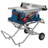 Bosch 4100XC-10 15 Amp 10" Worksite Table Saw W/ Gravity Rise Wheeled Stand Tools & Equipment
