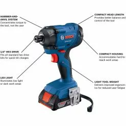 Bosch GDR18V-1400B12 18V 1/4