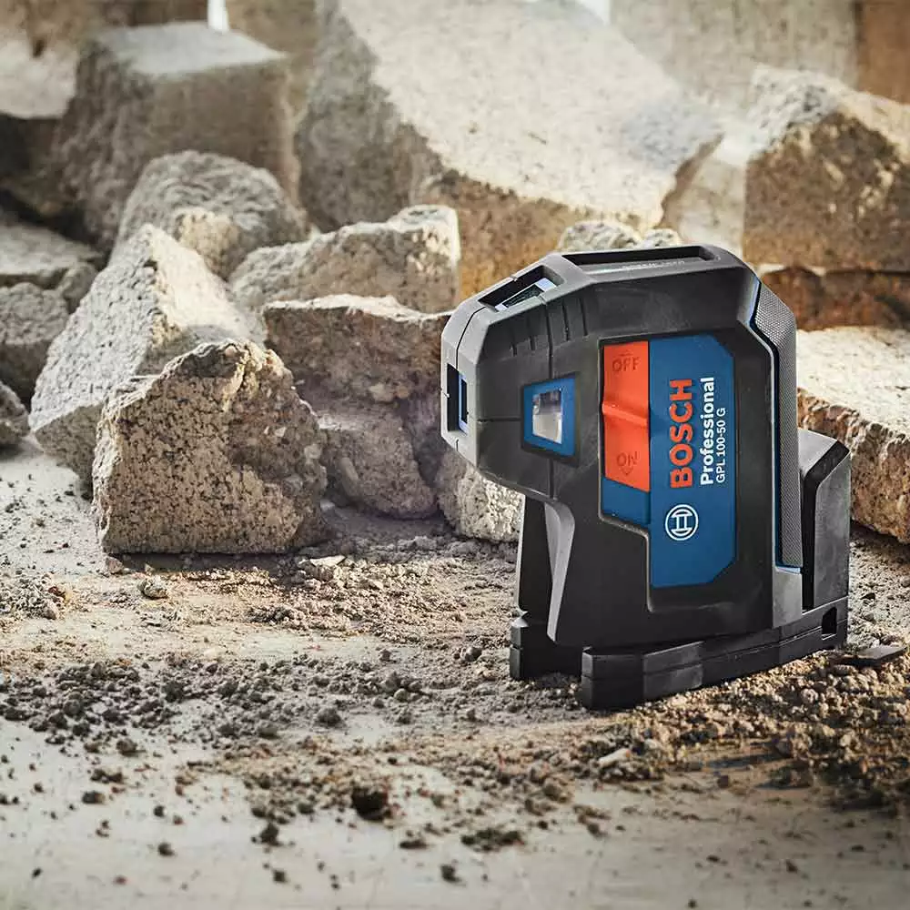 Bosch GPL100-50G 125' 5 Point Cordless Green Beam Self Leveling Alignment Laser Tools & Equipment 12 Bosch GPL100-50G 125' 5 Point Cordless Green Beam Self Leveling Alignment Laser Tools & Equipment