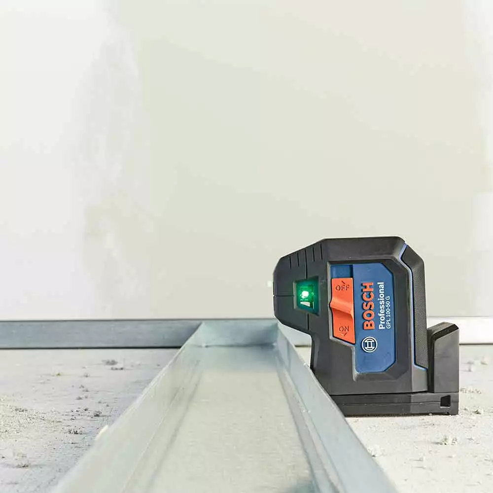 Bosch GPL100-50G 125' 5 Point Cordless Green Beam Self Leveling Alignment Laser Tools & Equipment 14 Bosch GPL100-50G 125' 5 Point Cordless Green Beam Self Leveling Alignment Laser Tools & Equipment