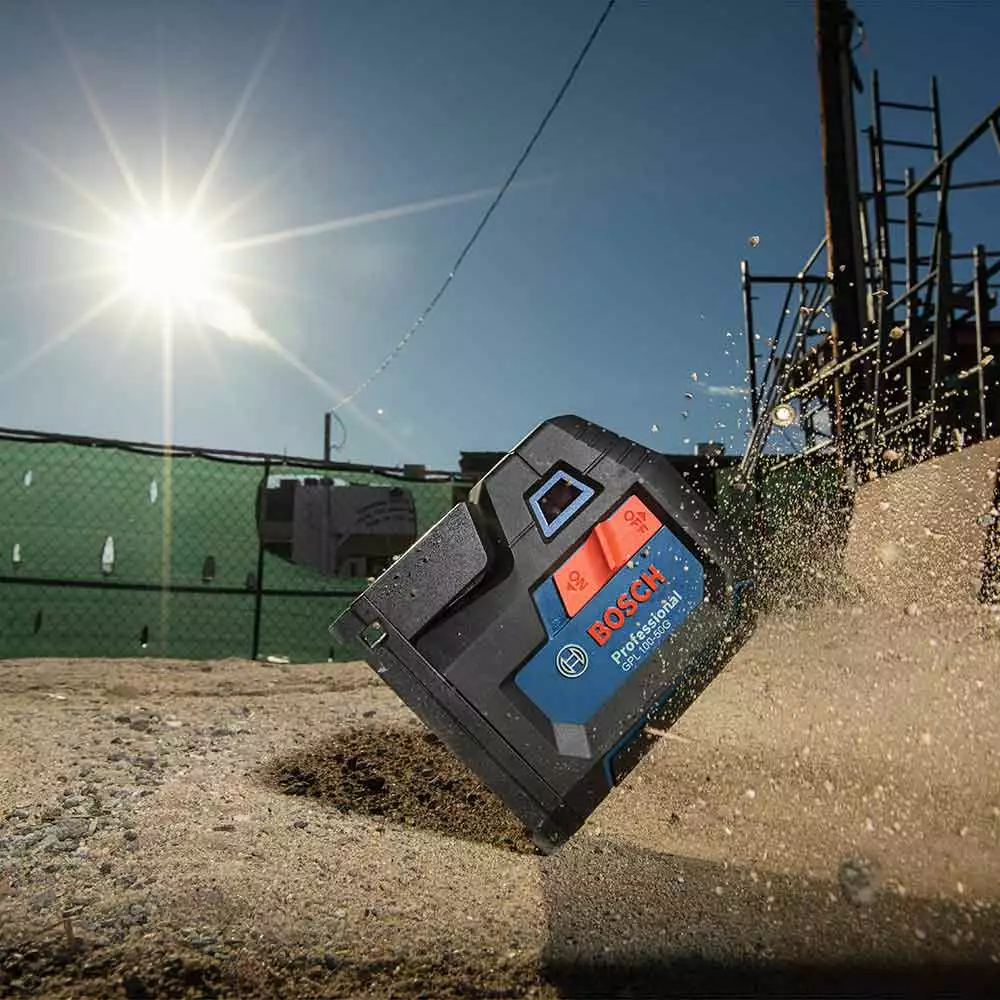 Bosch GPL100-50G 125' 5 Point Cordless Green Beam Self Leveling Alignment Laser Tools & Equipment 8 Bosch GPL100-50G 125' 5 Point Cordless Green Beam Self Leveling Alignment Laser Tools & Equipment