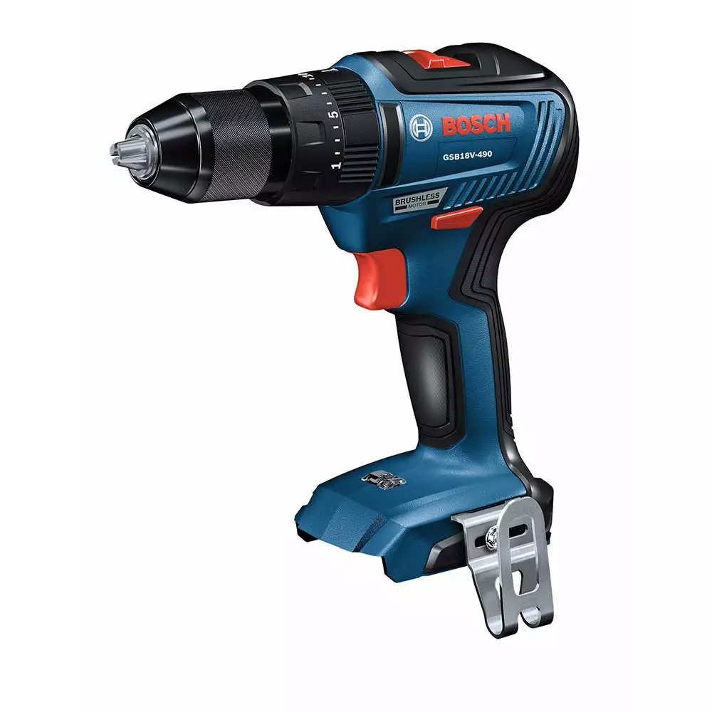 Tools & Equipment Bosch GSB18V-490N 18V 1/2" EC Brushless Hammer Drill/Driver - Bare Tool 3 Tools & Equipment Bosch GSB18V-490N 18V 1/2" EC Brushless Hammer Drill/Driver - Bare Tool