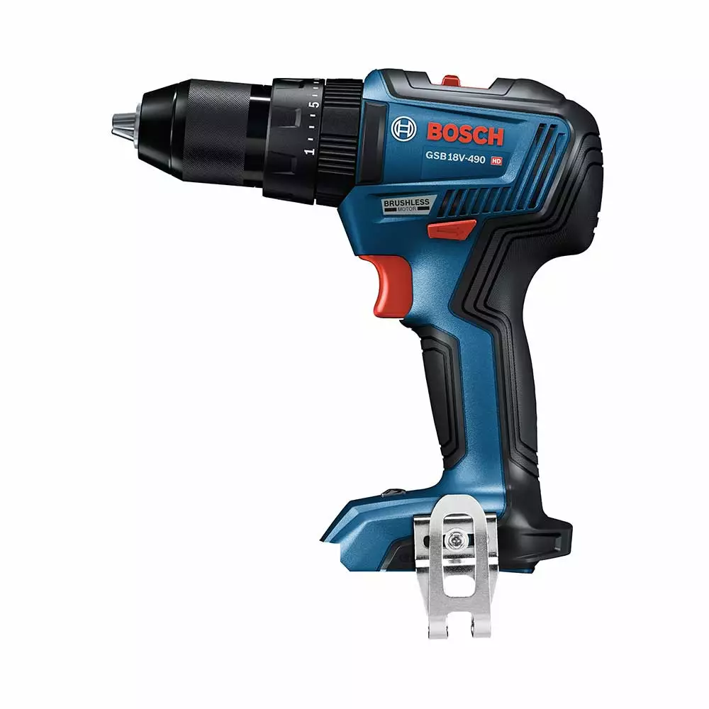 Tools & Equipment Bosch GSB18V-490N 18V 1/2" EC Brushless Hammer Drill/Driver - Bare Tool 6 Tools & Equipment Bosch GSB18V-490N 18V 1/2" EC Brushless Hammer Drill/Driver - Bare Tool