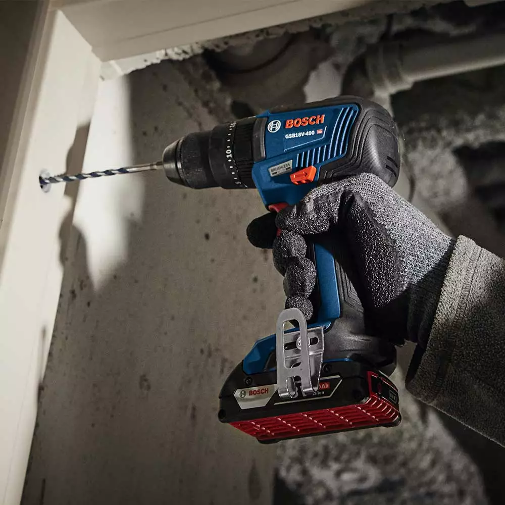 Tools & Equipment Bosch GSB18V-490N 18V 1/2" EC Brushless Hammer Drill/Driver - Bare Tool 8 Tools & Equipment Bosch GSB18V-490N 18V 1/2" EC Brushless Hammer Drill/Driver - Bare Tool
