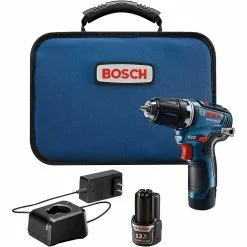 Bosch GSR12V-300B22 12V Max EC Brushless Cordless Drill/Driver Kit W/ Batteries