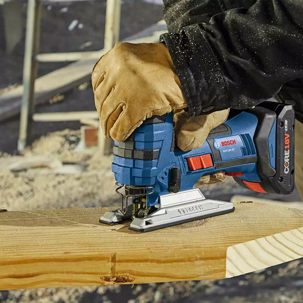 Tools & Equipment Bosch GST18V-47N 18V Lightweight Cordless Barrel-Grip Jig Saw - Bare Tool 8 Tools & Equipment Bosch GST18V-47N 18V Lightweight Cordless Barrel-Grip Jig Saw - Bare Tool
