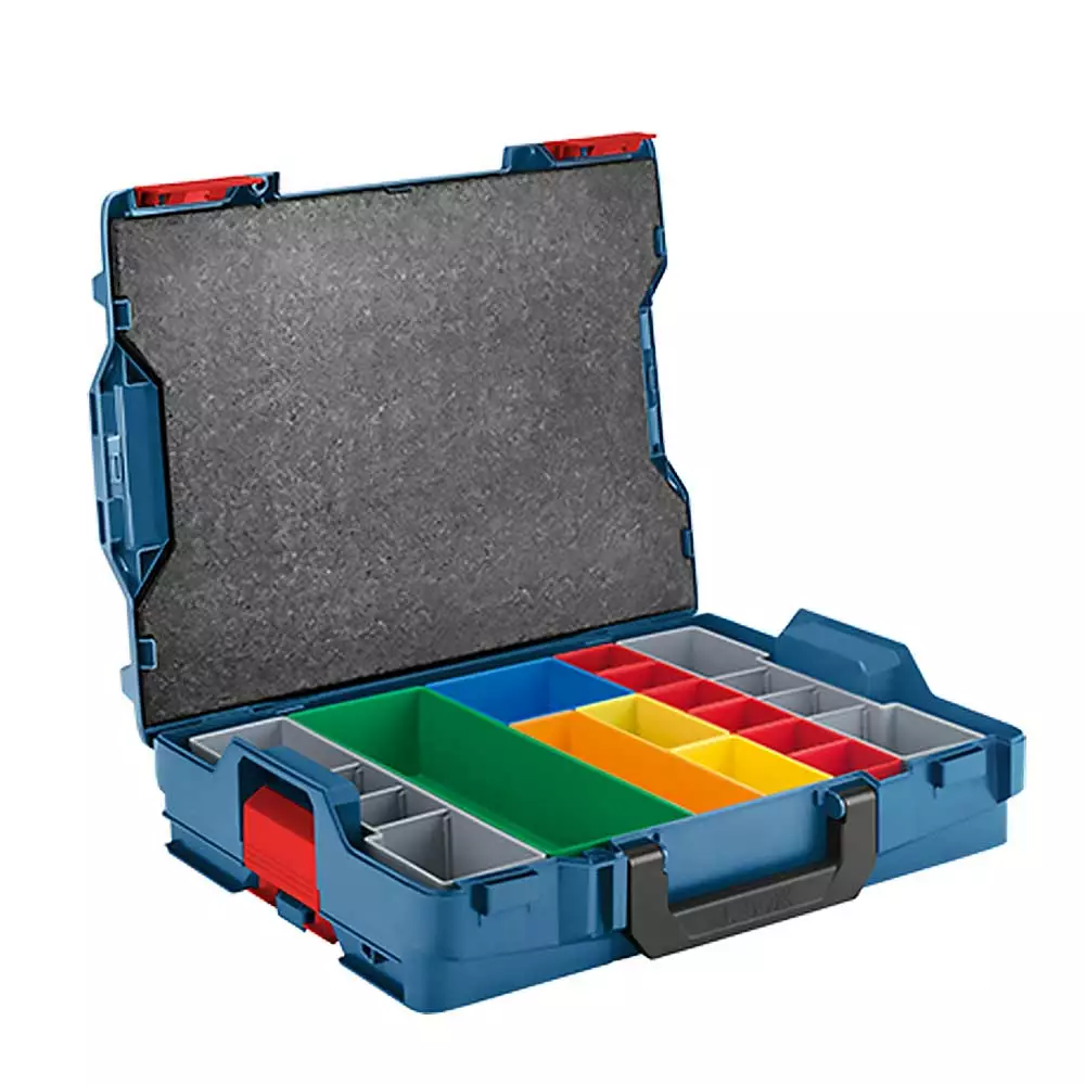 Bosch L-Boxx-1A 1-Click Stacking Theft Security Locking L-Boxx Case Insert Set 3 Bosch L-Boxx-1A 1-Click Stacking Theft Security Locking L-Boxx Case Insert Set