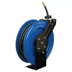 Cyclone Pneumatic CP3688 3/8” X 50’ Retractable Air Hose Reel W/ Rubber Hose