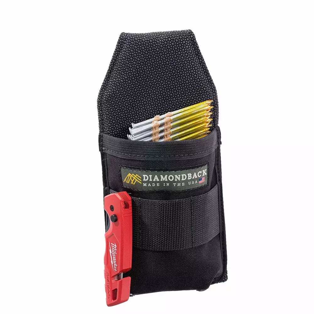 DIAMONDBACK DB2-121-BK-X-X Black Strip Nail Pouch Tools & Equipment 5 DIAMONDBACK DB2-121-BK-X-X Black Strip Nail Pouch Tools & Equipment