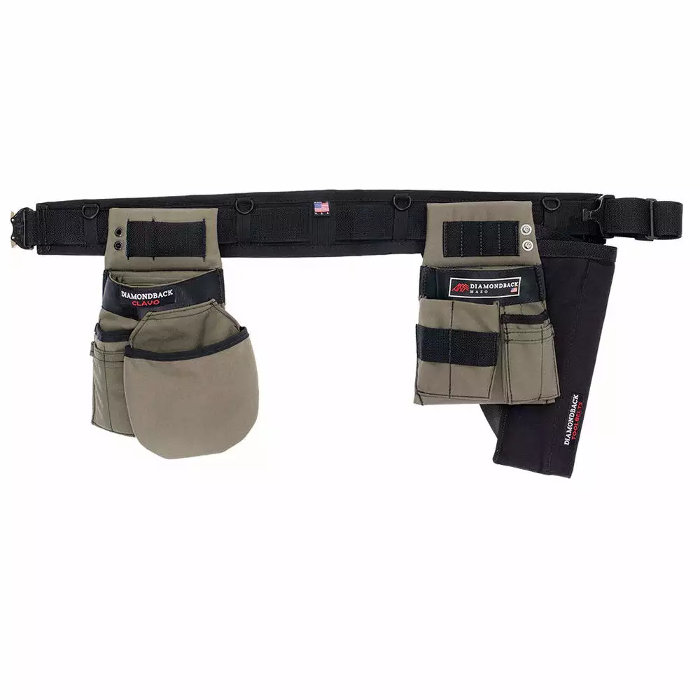 DIAMONDBACK DB5-15-GR-XL Ranger Green Maestro Tool Belt Extra Large Tools & Equipment 3 DIAMONDBACK DB5-15-GR-XL Ranger Green Maestro Tool Belt Extra Large Tools & Equipment