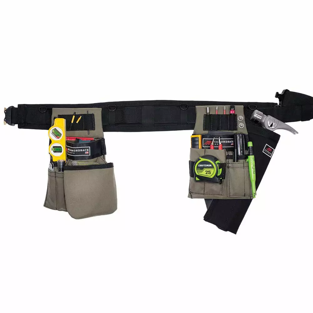 DIAMONDBACK DB5-15-GR-XL Ranger Green Maestro Tool Belt Extra Large Tools & Equipment 4 DIAMONDBACK DB5-15-GR-XL Ranger Green Maestro Tool Belt Extra Large Tools & Equipment