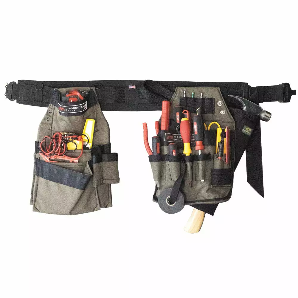 DIAMONDBACK DB5-17-GR-XL Ranger Green The Spark Tool Belt Extra Large 3 DIAMONDBACK DB5-17-GR-XL Ranger Green The Spark Tool Belt Extra Large