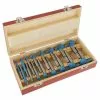 Power Tools Shop Fox DC1917 1/4 Inch - 2-1/8 Inch Carbide Forstner Bit Set W/ Case, 16pc