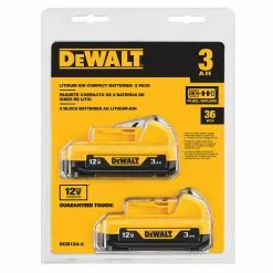 Tools & Equipment DeWALT DCB124-2 12V MAX XTREME High Capacity Lithium Battery Packs - 2 Pack