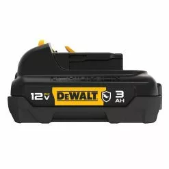 Batteries & Chargers DeWALT DCB124G 12V MAX 3Ah Lightweight Lithium-Ion Durable Oil Resistant Battery