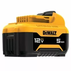 DeWALT DCB126-2 12V MAX 5.0Ah Lithium-Ion Lightweight Compact Batteries - 2 Pk