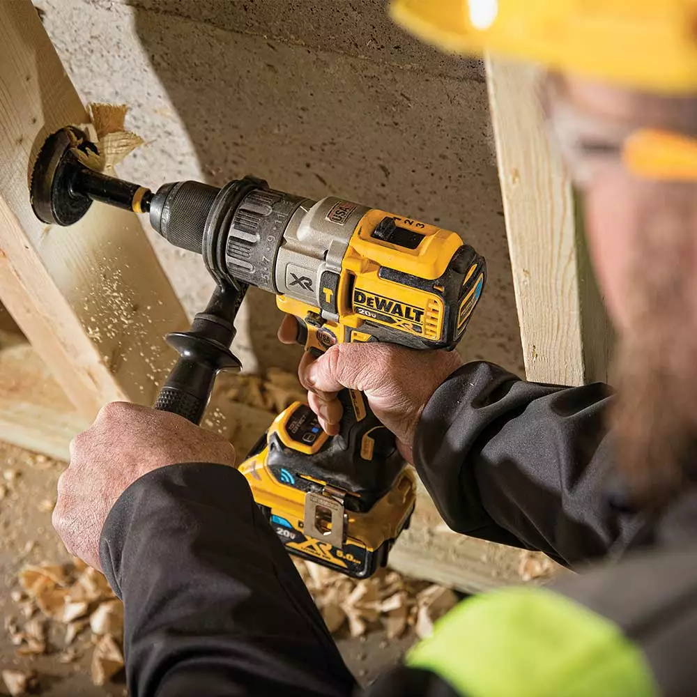 DeWALT DCD997CP2BT 20V MAX XR 1/2" Cordless Hammer Drill Kit W/ Tool Connect 8 DeWALT DCD997CP2BT 20V MAX XR 1/2" Cordless Hammer Drill Kit W/ Tool Connect