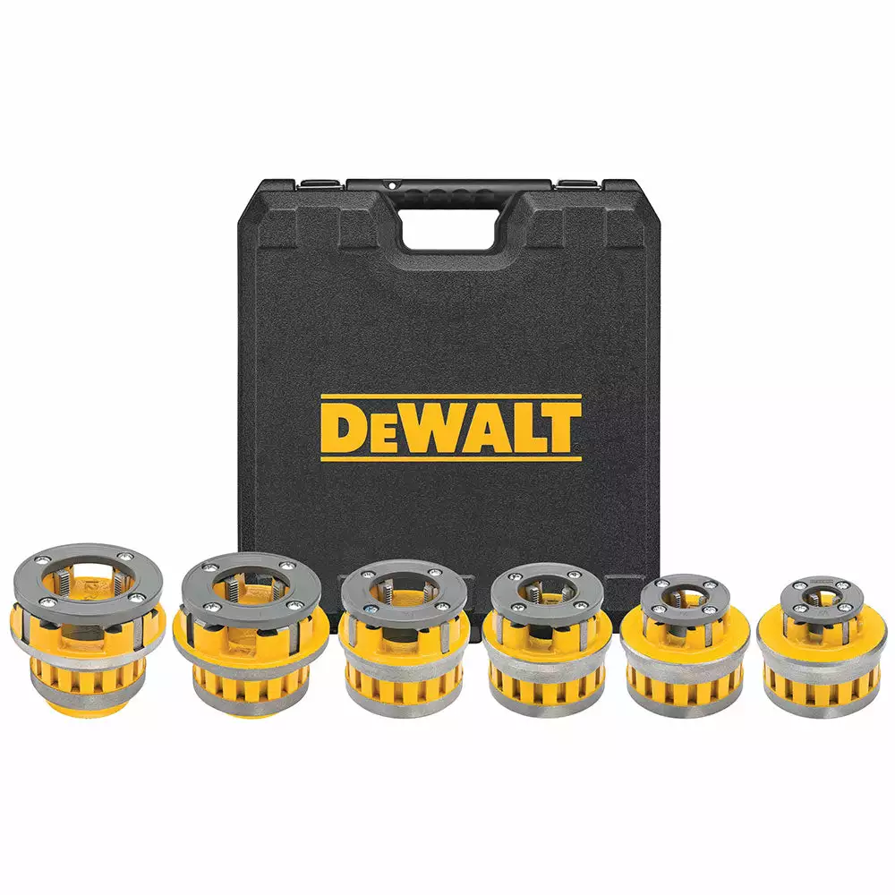 Tools & Equipment DeWALT DCE700X2K 60V MAX Lithium-Ion Cordless Pipe Threader Kit W/ Die Heads 4 Tools & Equipment DeWALT DCE700X2K 60V MAX Lithium-Ion Cordless Pipe Threader Kit W/ Die Heads