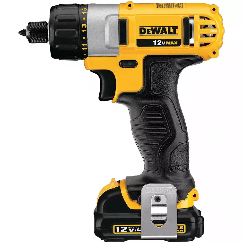 DeWALT DCF610S1 12V MAX 1/4" Cordless Compact Lightweight Screwdriver Kit 4 DeWALT DCF610S1 12V MAX 1/4" Cordless Compact Lightweight Screwdriver Kit