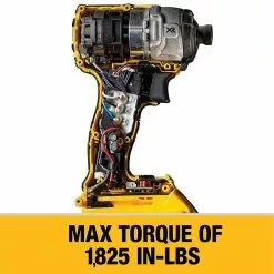 DeWALT DCF887B 20V 1/4-Inch 3-Speed Brushless Impact Driver, - Bare Tool Tools & Equipment