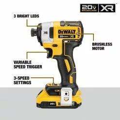 DeWALT DCF887D1E1 20V XR 1/4
