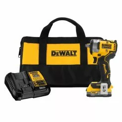 DeWALT DCF911E1 20V 1/2" Compact Impact Wrench W/ Hog Ring Anvil Kit