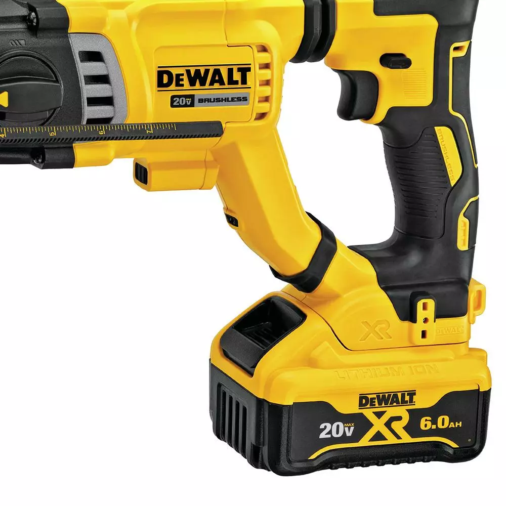 DeWALT DCH263R2 20V 1-1/8 Inch SDS-Plus D-Handle Rotary Hammer Kit Tools & Equipment 6 DeWALT DCH263R2 20V 1-1/8 Inch SDS-Plus D-Handle Rotary Hammer Kit Tools & Equipment