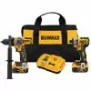 DeWALT DCK2100P2 20V MAX Brushless Cordless Hammer Drill/Driver 2 Tool Combo Kit 1 DeWALT DCK2100P2 20V MAX Brushless Cordless Hammer Drill/Driver 2 Tool Combo Kit