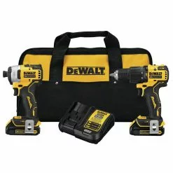 DeWALT DCK279C2 20V MAX ATOMIC Lithium-Ion Cordless Hammer Drill Combo Kit Tools & Equipment