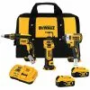 Tools & Equipment DeWALT DCK301P2 20V MAX XR Cordless Drywall 3 Tool Combo Kit