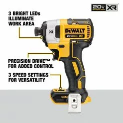 DeWALT DCK351M2 20V MAX Cordless 3 Tool Combo Kit W/ 2 - 4AH Battery / Charger 10 DeWALT DCK351M2 20V MAX Cordless 3 Tool Combo Kit W/ 2 - 4AH Battery / Charger
